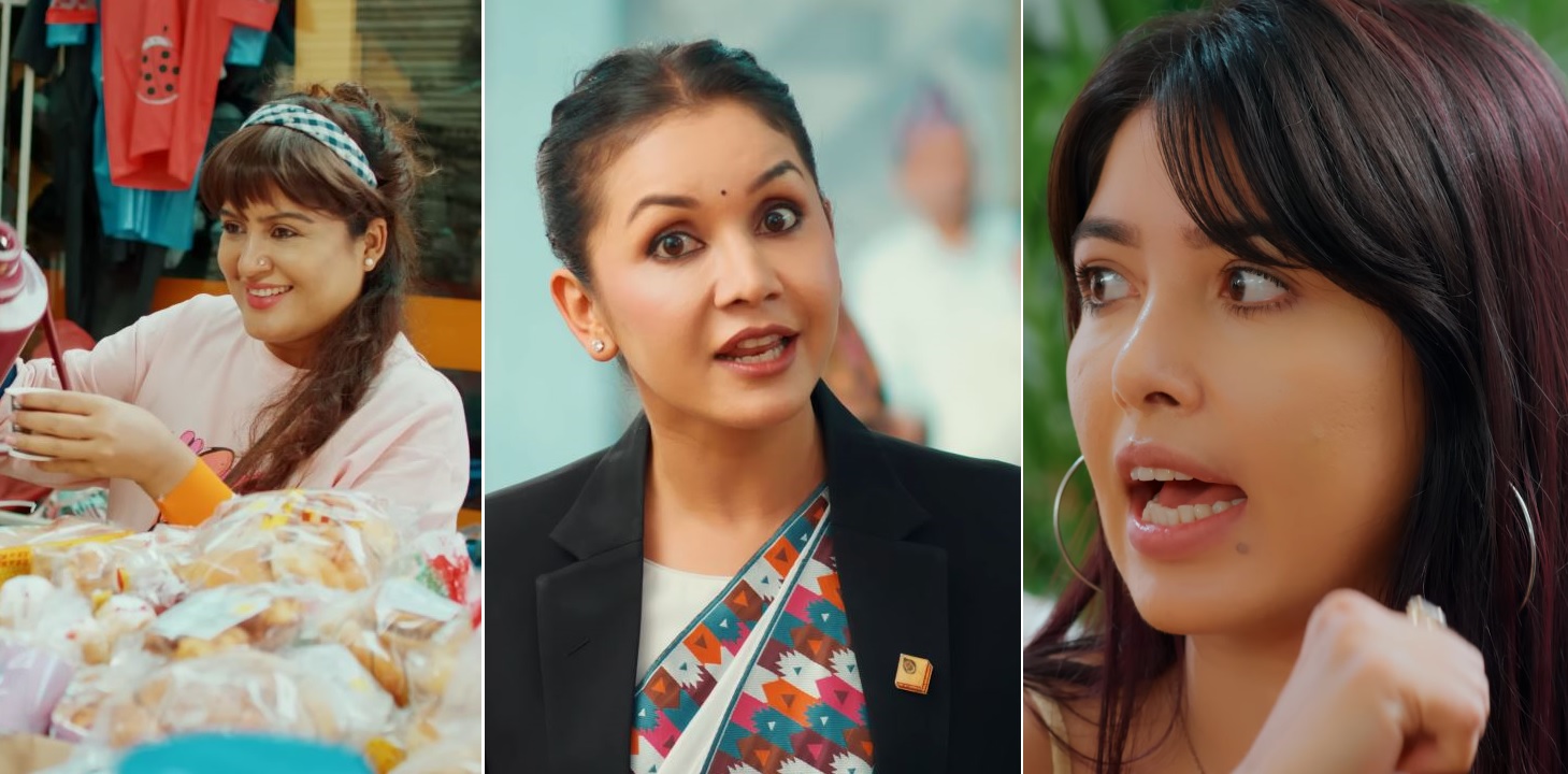 Rekha Thapa, Pooja Sharma, Benisha Hamal